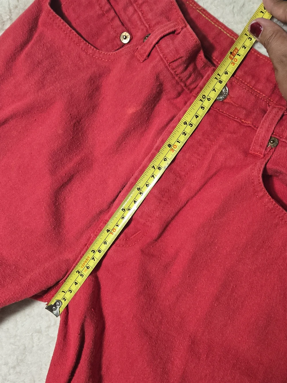 Levi's Men's Red Straight Jeans